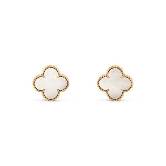 [ORA]CLOVER MINI GOLD EARRINGS