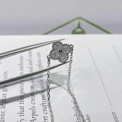 [ORA]CLOVER  SINGLE FLOWER BRACELET SILVER