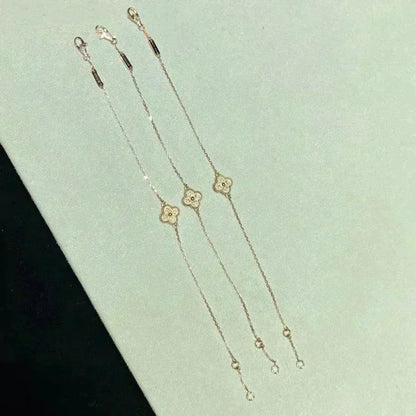 [ORA]CLOVER SINGLE FLOWER BRACELET