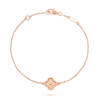 [ORA]CLOVER SINGLE FLOWER BRACELET