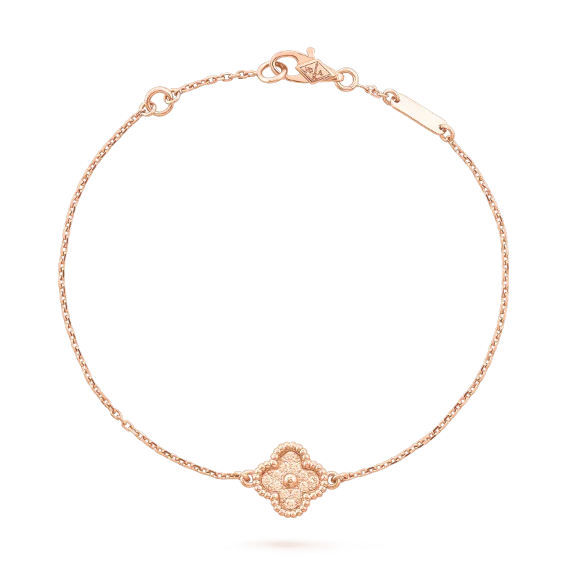[ORA]CLOVER ARMBAND MIT EINER BLÜTE