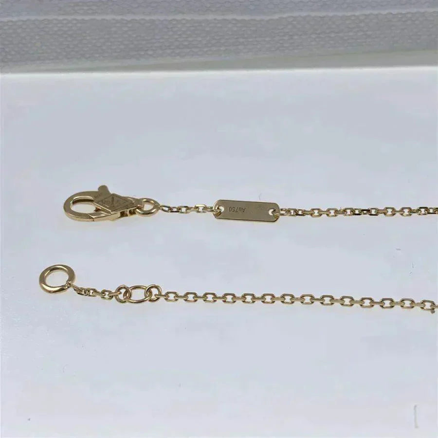 [ORA]CLOVER  CARNELIAN SINGLE FLOWER BRACELET