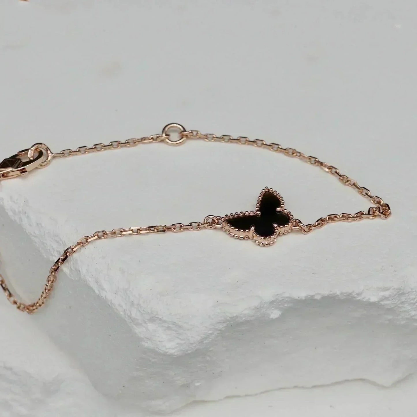 [ORA]BUTTERFLY ONYX  BUTTERFLY BRACELET