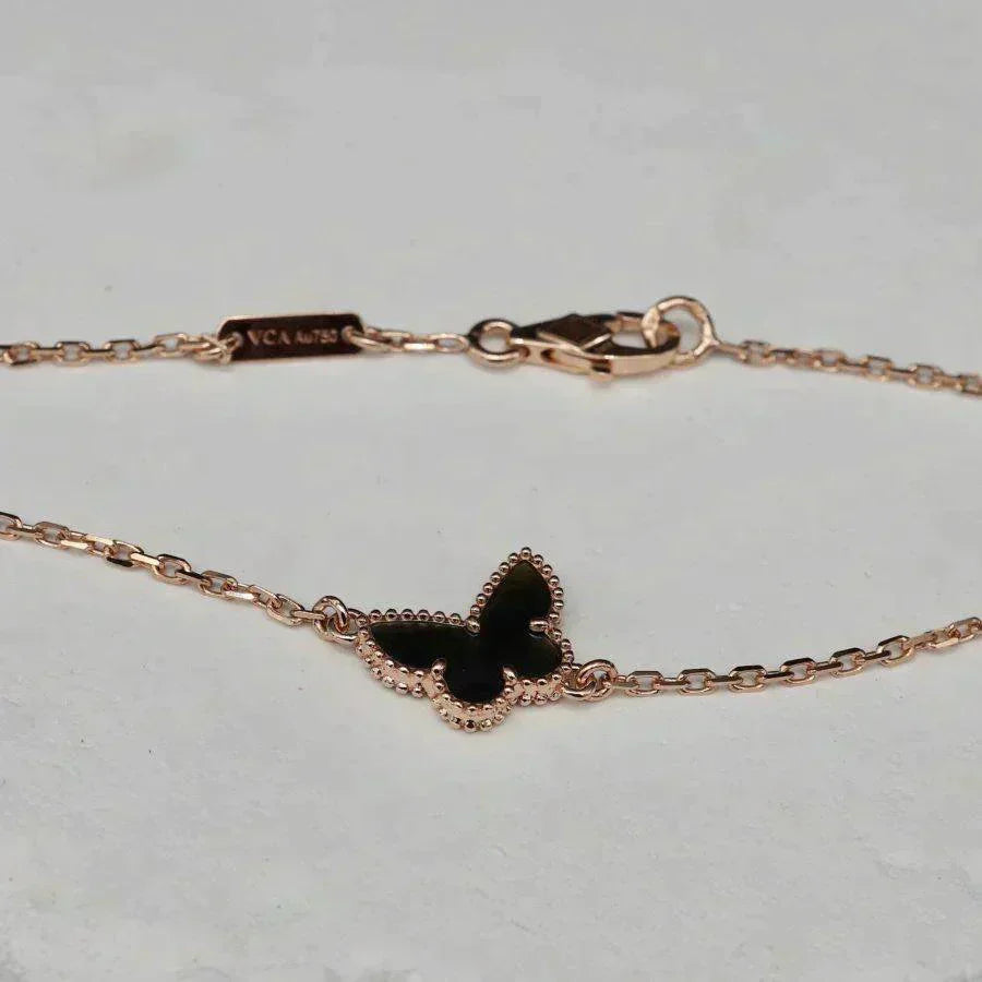 [ORA]BUTTERFLY ONYX  BUTTERFLY BRACELET