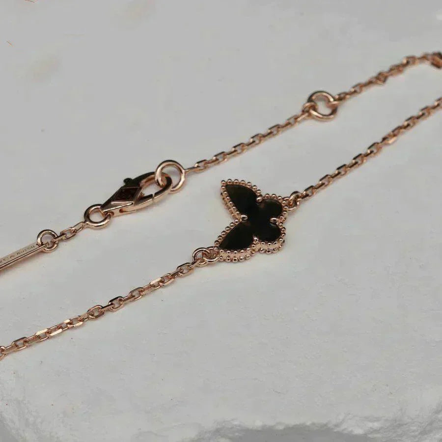 [ORA]BUTTERFLY ONYX  BUTTERFLY BRACELET