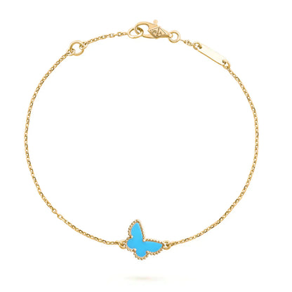 [ORA]BUTTERFLY TURQUOISE BUTTERFLY BRACELET