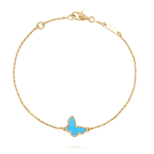 [ORA]BUTTERFLY TURQUOISE BUTTERFLY BRACELET