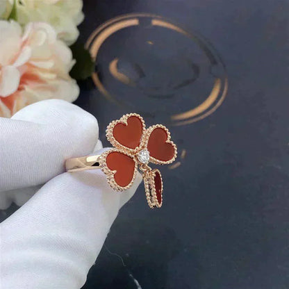 [ORA]SWEET CLOVER CARNELIAN RING