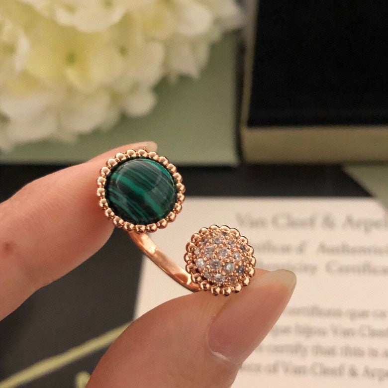 [ORA]PERLEE COULEURS DIAMOND ROSE GOLD BETWEEN THE FINGER RING