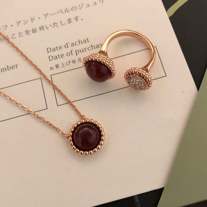 [ORA]PERLEE COULEURS DIAMOND ROSE GOLD BETWEEN THE FINGER RING