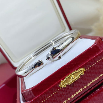[ORA]PANTHERE SILVER OPEN BRACELET