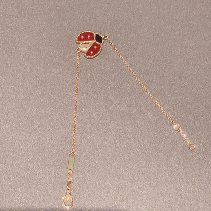[ORA]LUCKY SPRING 1 MOTIF PINK GOLD BRACELET