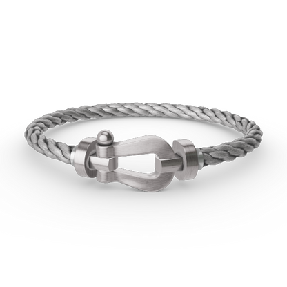 [ORA]FORCE LARGE HORSESHOE NO DIAMOND BRACELET SILVER
