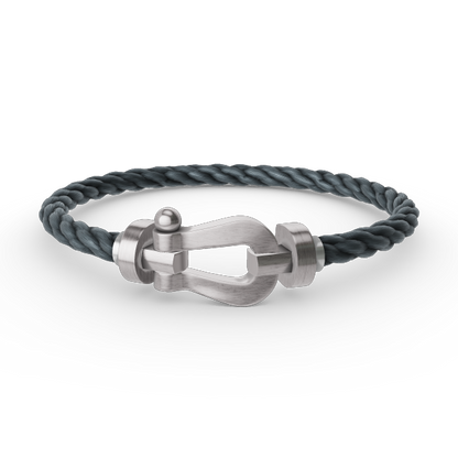 [ORA]FORCE LARGE HORSESHOE NO DIAMOND BRACELET SILVER