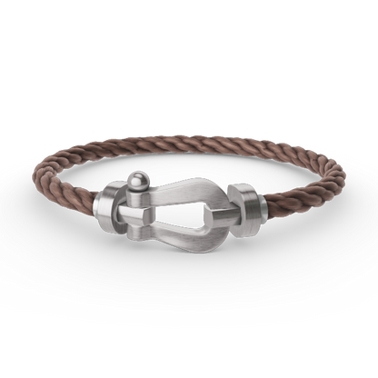 [ORA]FORCE LARGE HORSESHOE NO DIAMOND BRACELET SILVER