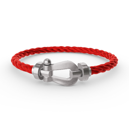 [ORA]FORCE LARGE HORSESHOE NO DIAMOND BRACELET SILVER