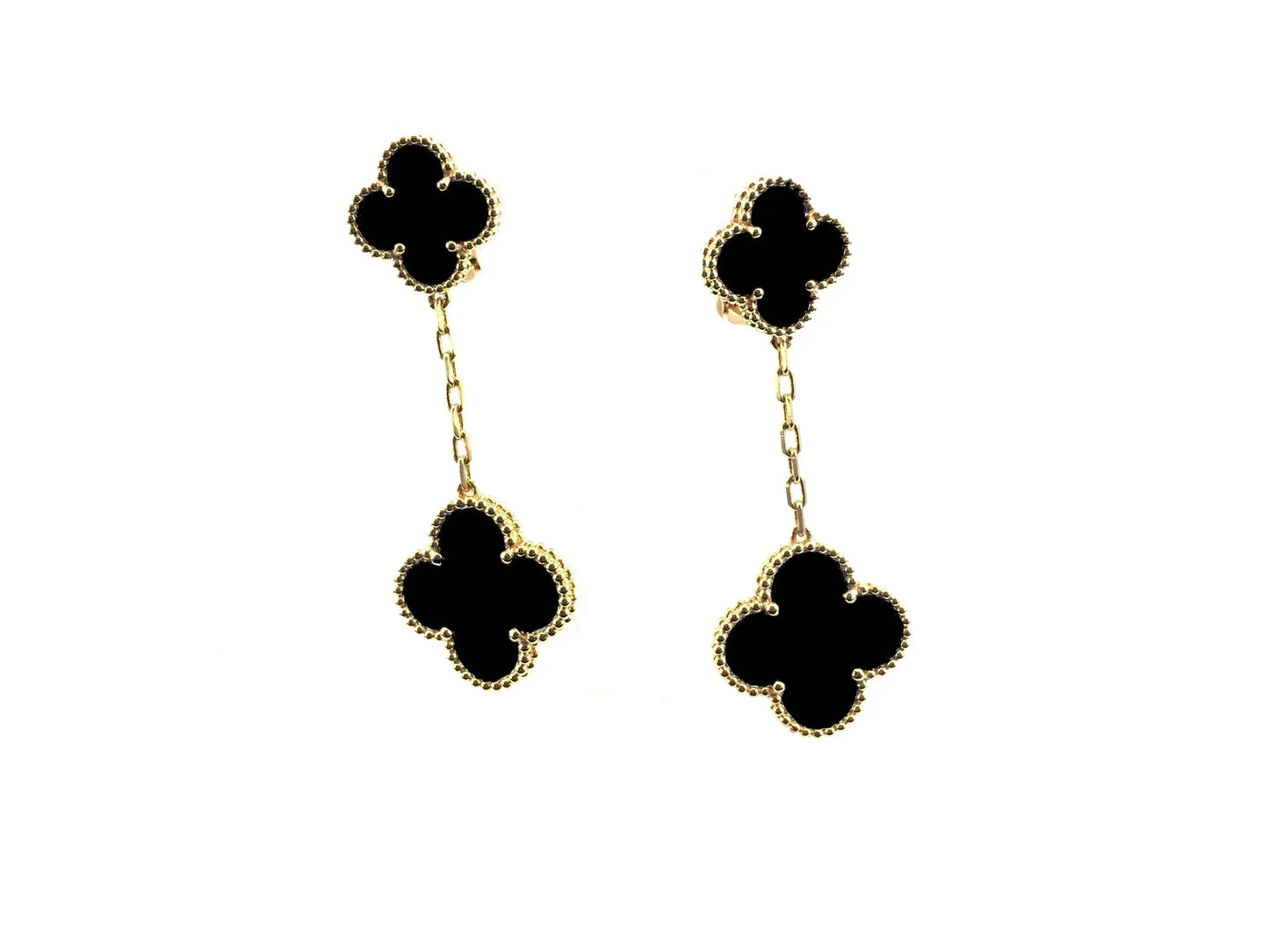 [ORA]CLOVER 2 MOTIFS  EARRINGS (MULTIPLE CHOICESC