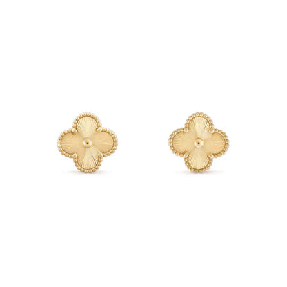 [ORA]CLOVER MEDIUM 1 MOTIFS LASER EARRINGS