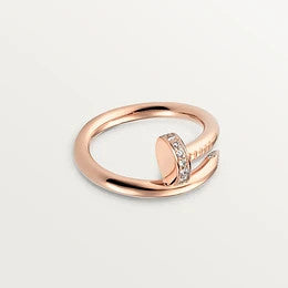[ORA]JUSTE RING 2.65MM PINK GOLD DIAMOND