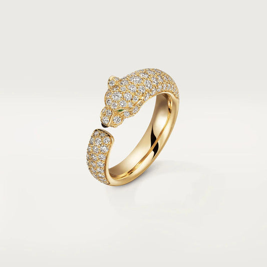 [ORA]PANTHERE PINK GOLD DIAMOND RING